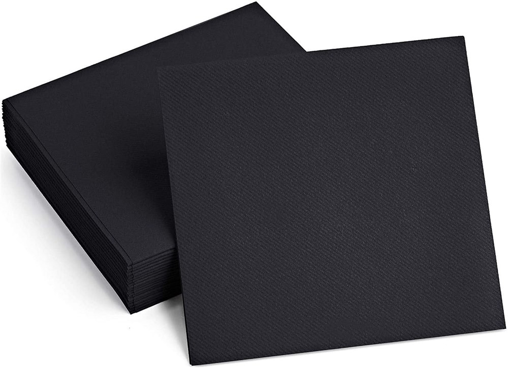 McNulty Napkins 2ply Black